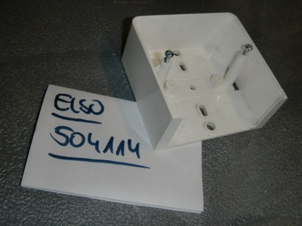 504114 RENOVIERUNG reinweiß Geräteträger leer 1-fach